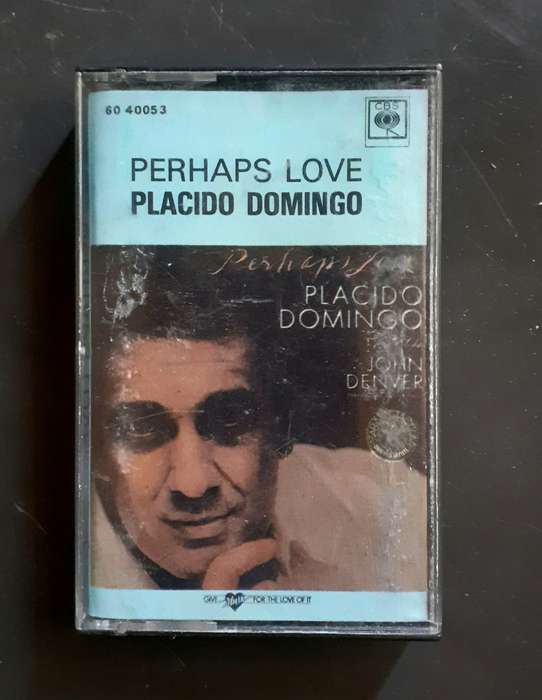 Placido Domingo - Perhaps Love Cassette Tape