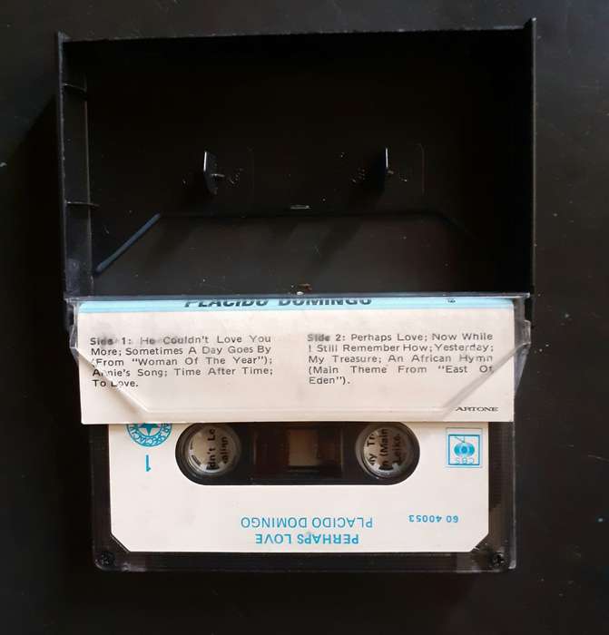 Placido Domingo - Perhaps Love Cassette Tape