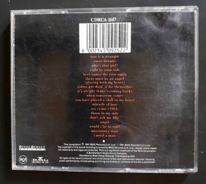 Eurythmics Greatest Hits (CD)