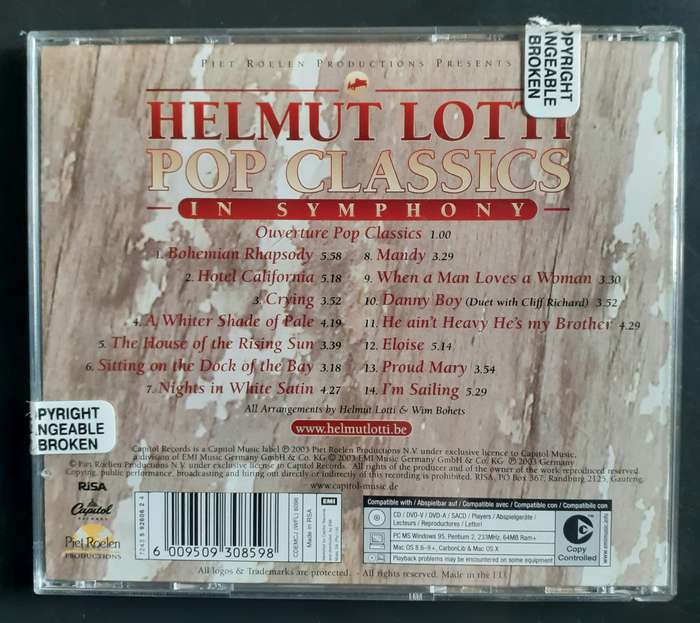 Helmut Lotti - Pop Classics (CD)