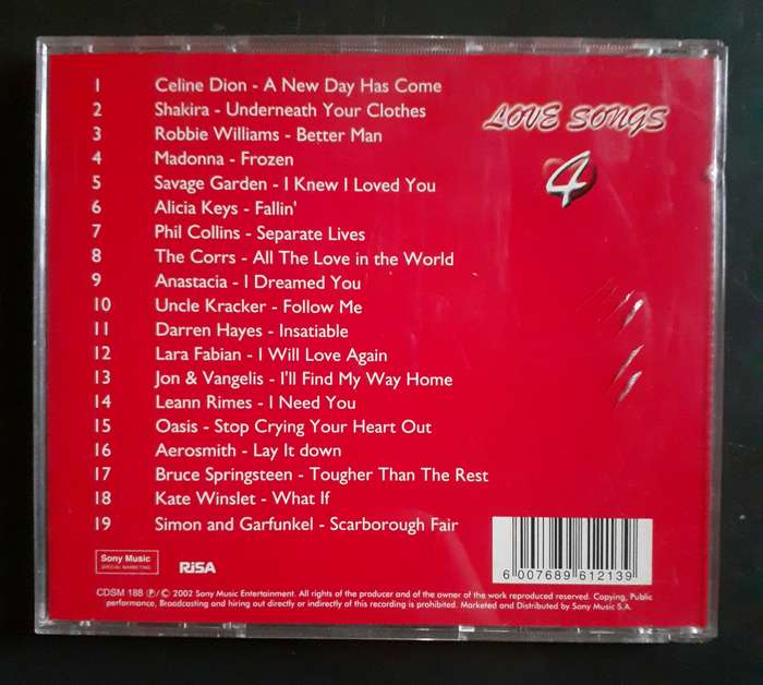 Love Songs 4 (CD)