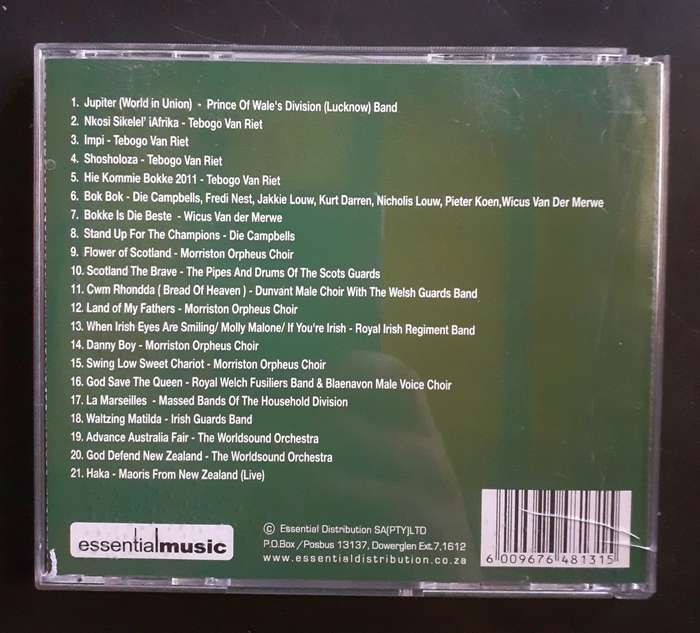 Rugby Anthems - All The Best From Around The World (CD)
