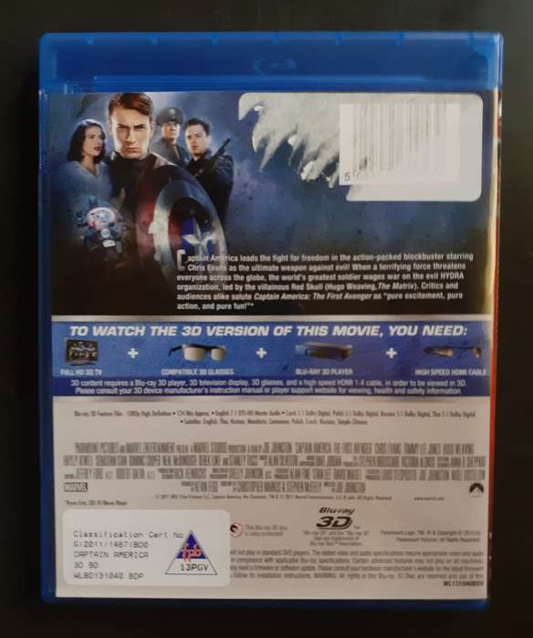 Captain America: The First Avenger - Limited Edition (Blu-ray 3D)
