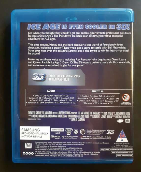Ice Age 3 - Dawn of The Dinosaurs (Blu-ray 3D)