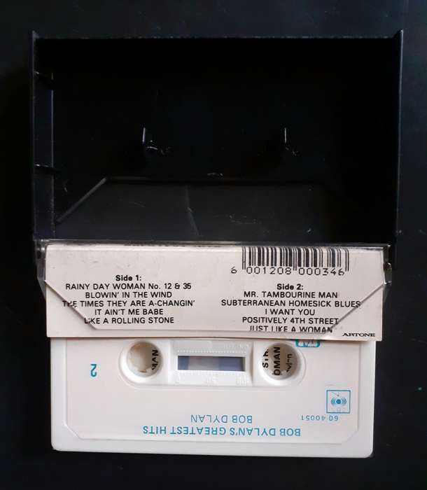 Bob Dylan Greatest Hits Cassette Tape