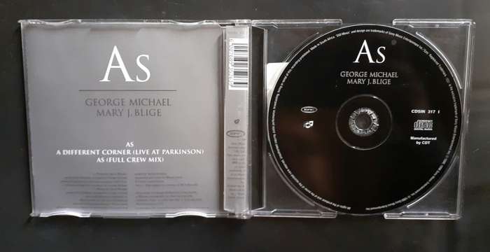 George Michael & Mary J. Blige - As (CD Single)