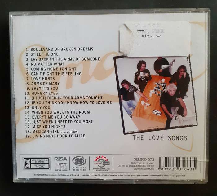 Smokie - The Love Songs (CD)