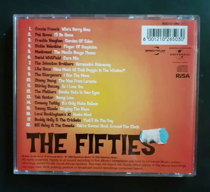 No.1's of The Fifties (CD)