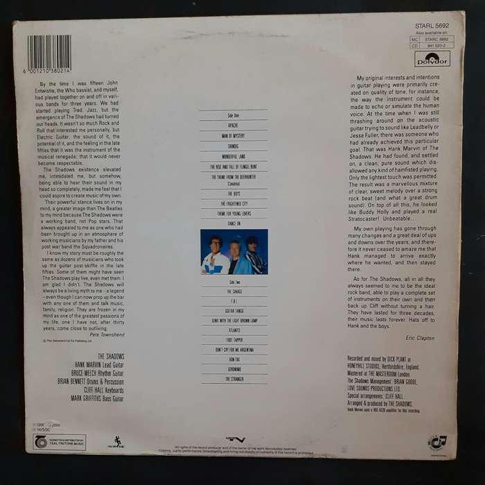 The Shadows - At Their Very Best LP Vinyl Record