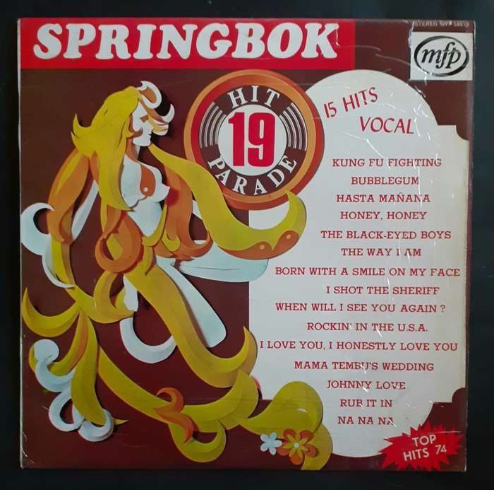 Springbok Hit Parade Vol.19 LP Vinyl Record