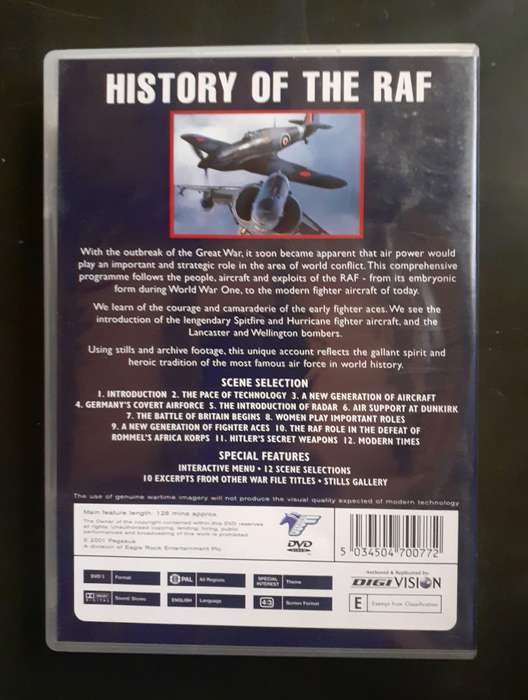 History of The RAF - The Early Years . Modern Times (DVD)