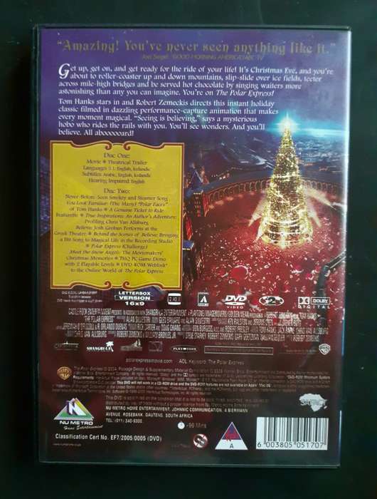 The Polar Express - Tom Hanks (2 DVD Set)