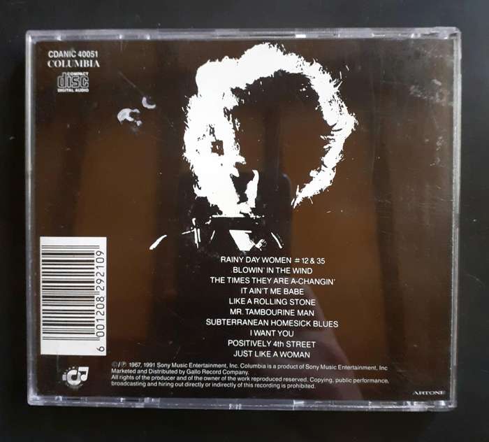 Bob Dylan Greatest Hits (CD)