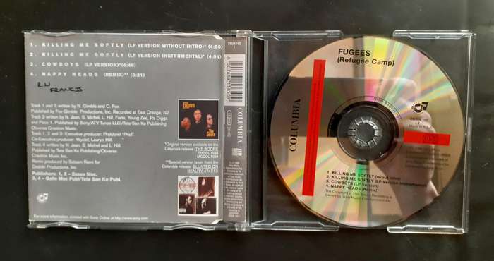 Fugees - Killing Me Softly  (CD Single)