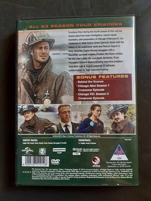 Chicago Fire - Season Four (6 DVD Set)