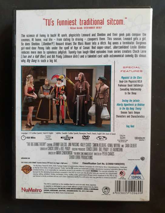 The Big Bang Theory - The Complete Second Season (4 DVD Set)