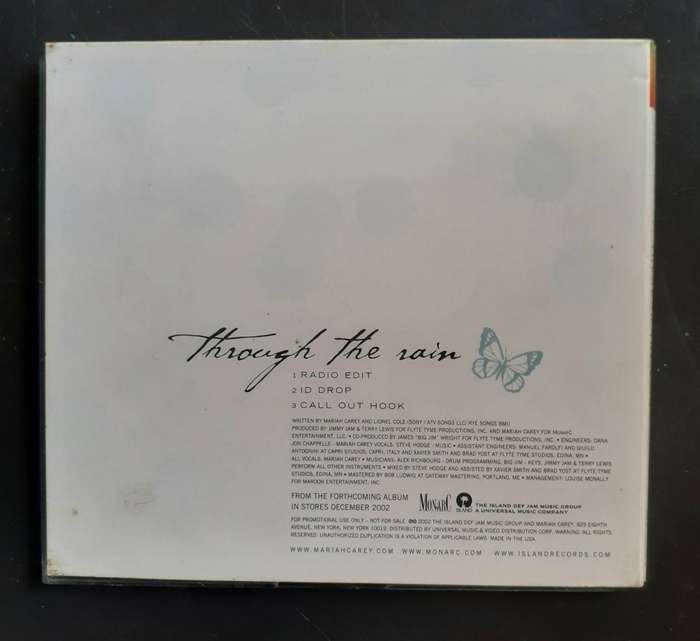 Mariah Carey - Through The Rain (CD Single)