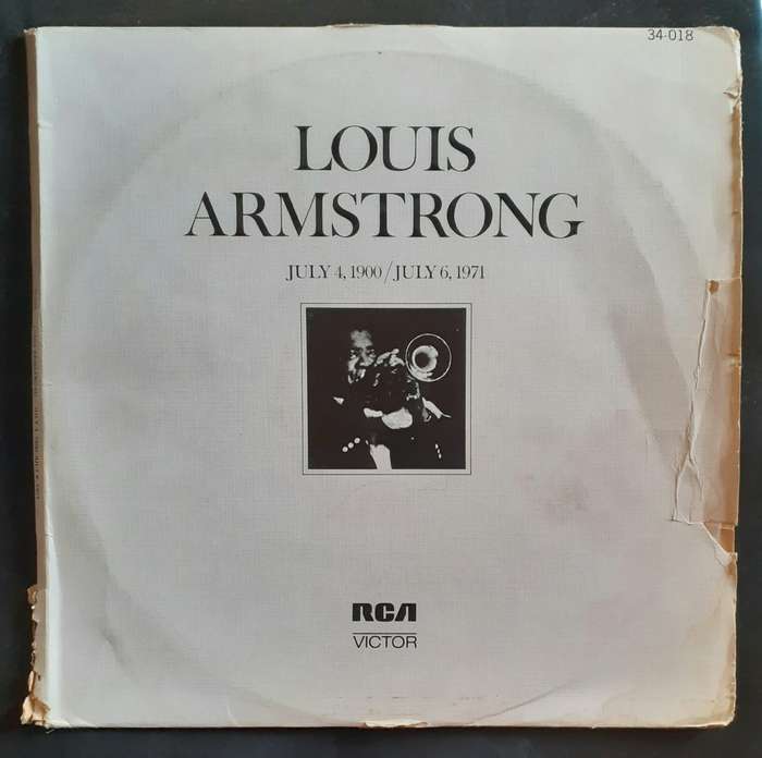 Louis Armstrong - July 4, 1900 - July 6, 1971 Double LP Vinyl Record Set