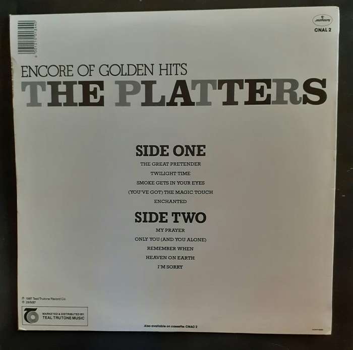 The Platters - Encore of Golden Hits LP Vinyl Record