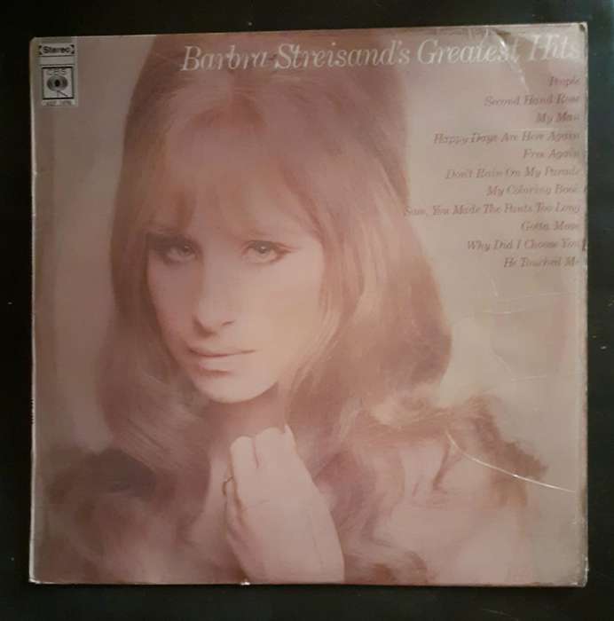 Barbra Streisand Greatest Hits LP Vinyl Record