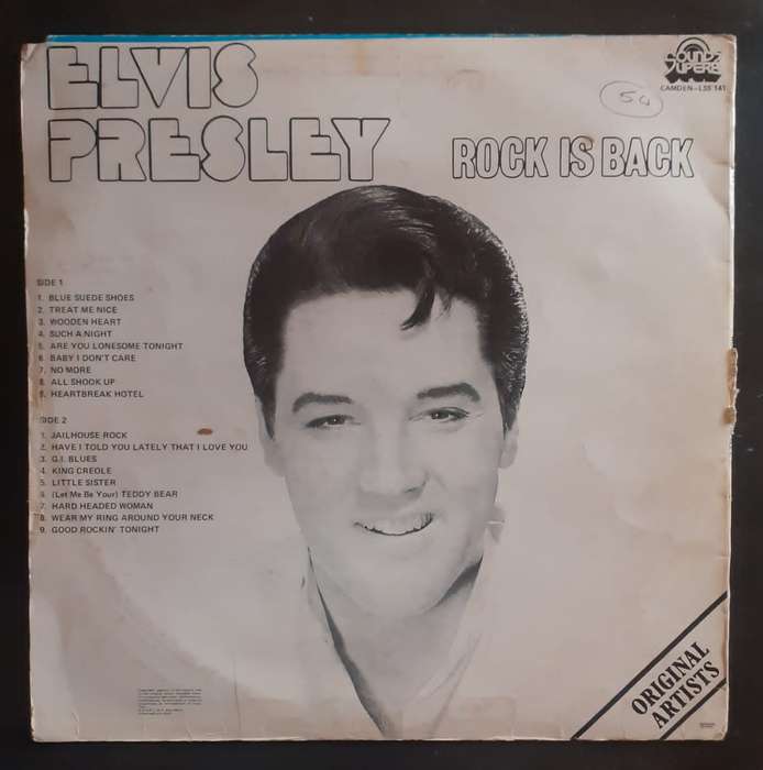 Elvis Presley - Rock is Back LP Vinyl Record