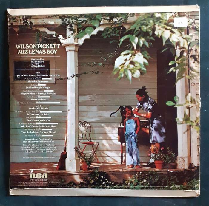 Wilson Pickett - Miz Lena's Boy LP Vinyl Record