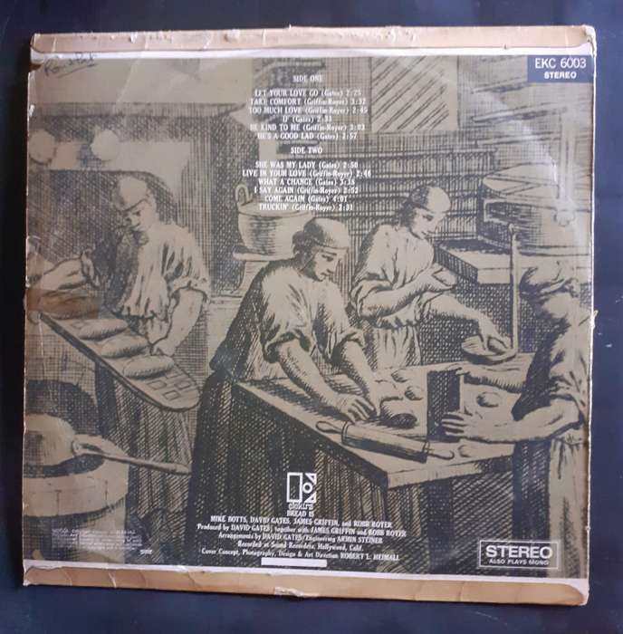 Bread - Manna LP Vinyl Record