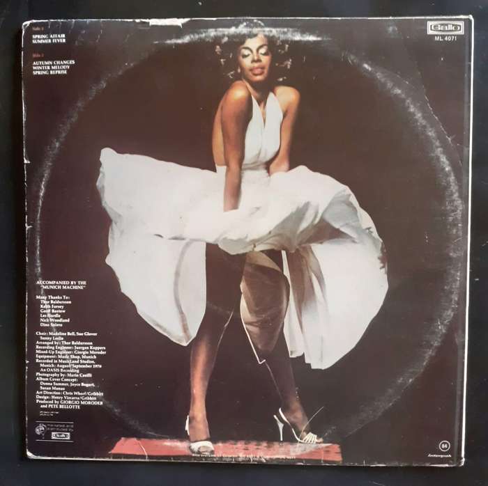 Donna Summer - Four Seasons of Love LP Vinyl Record