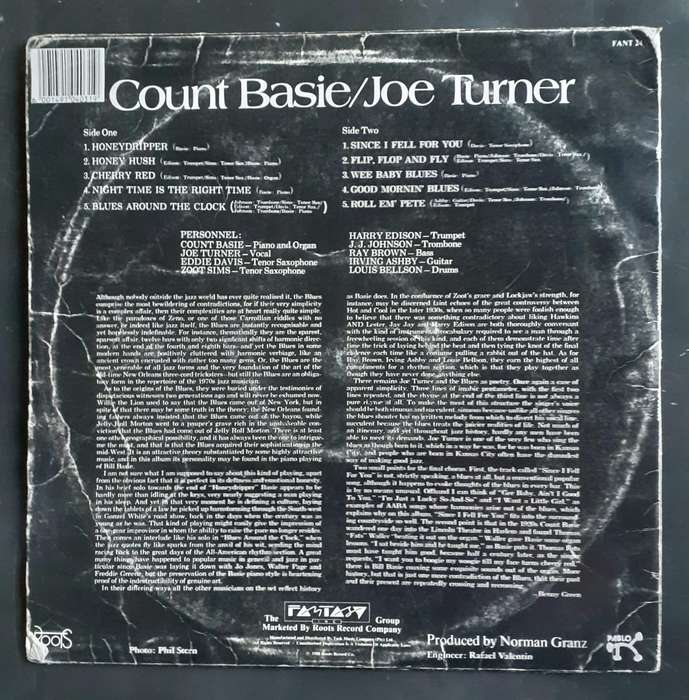 Joe Turner / Count Basie - The Bosses LP Vinyl Record