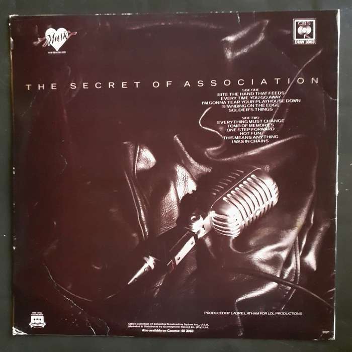 Paul Young - The Secret Of Association LP Vinyl Record