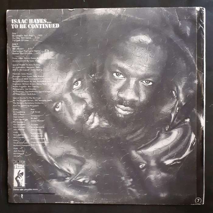 Isaac Hayes - ...To Be Continued LP Vinyl Record