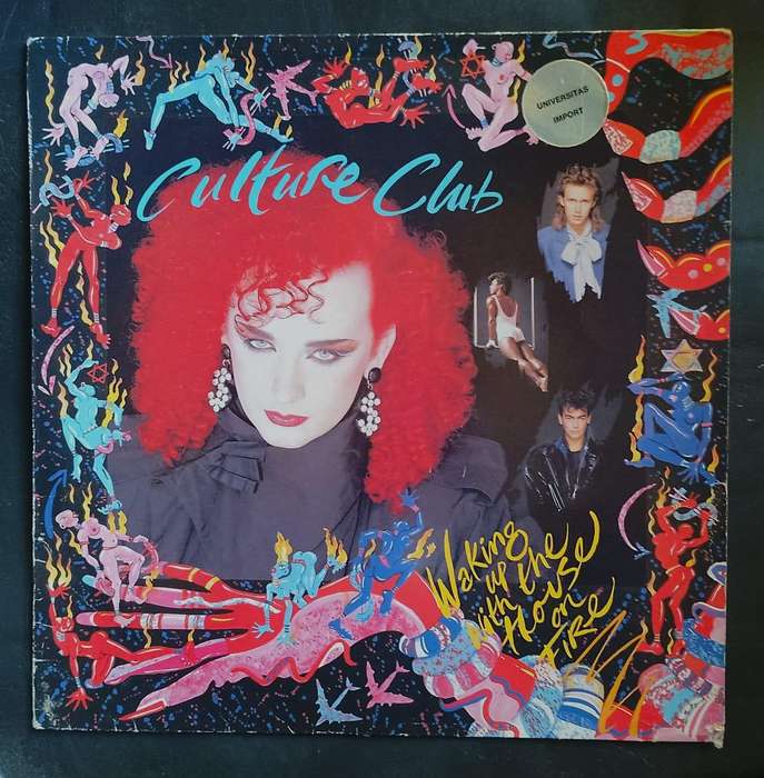 Culture Club - Waking Up with The House on Fire LP Vinyl Record - UK Pressing