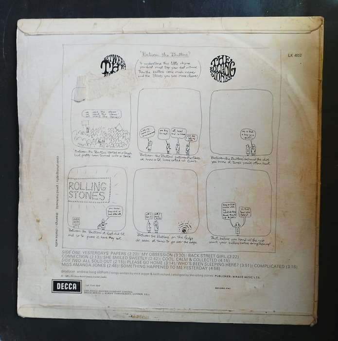 The Rolling Stones - Between The Buttons LP Vinyl Record