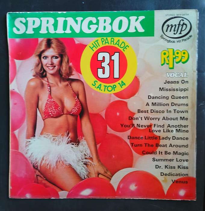 Springbok Hit Parade Vol.31 LP Vinyl Record