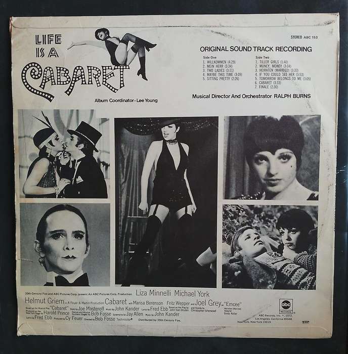 Cabaret (Original Soundrack) LP Vinyl Record