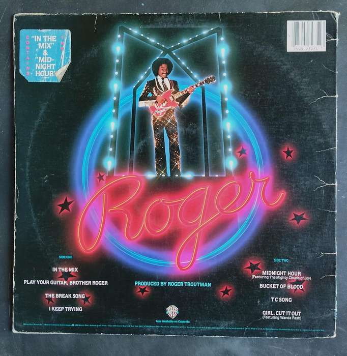 Roger - The Saga Continues... LP Vinyl Record - USA Pressing