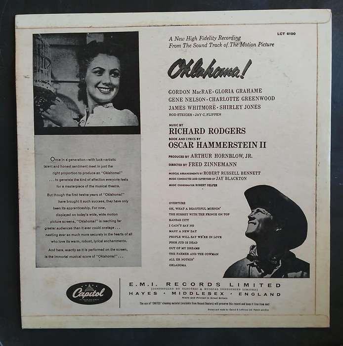 Oklahoma! (Original Motion Picture Soundtrack) LP Vinyl Record