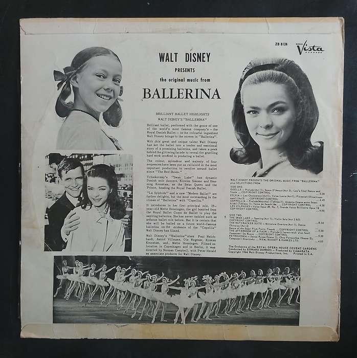 Ballerina (Walt Disney Original Music) LP Vinyl Record