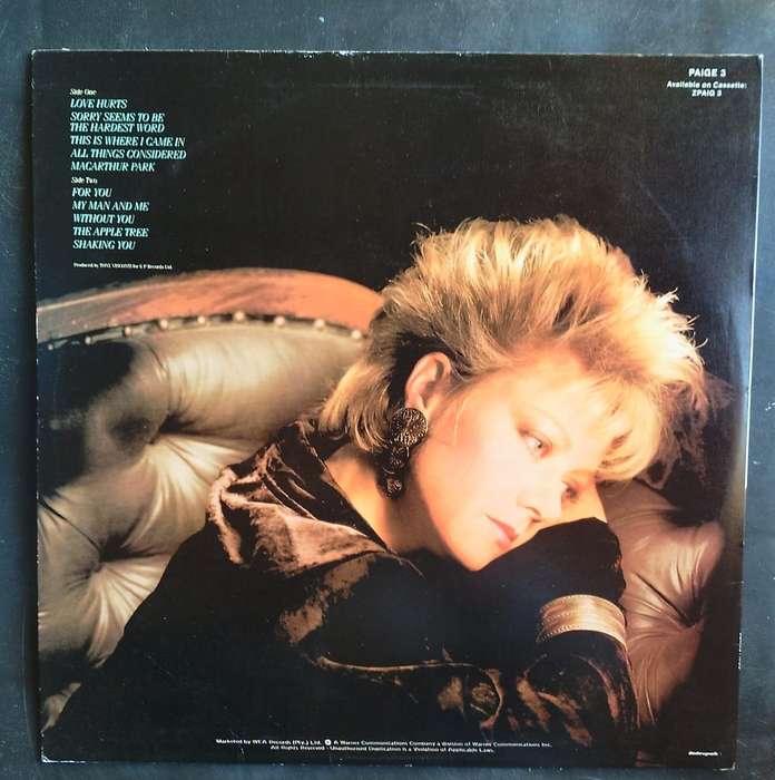 Elaine Paige - Love Hurts LP Vinyl Record