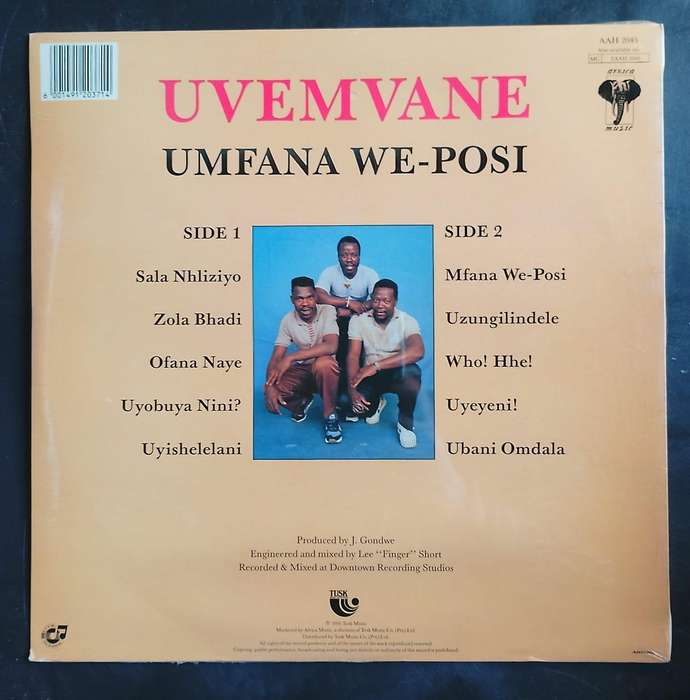uVemvane - Umfana We-Posi LP Vinyl Record (New & Sealed)
