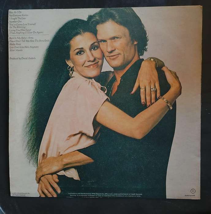 Kris Kristofferson & Rita Coolidge - Natural Act LP Vinyl Record