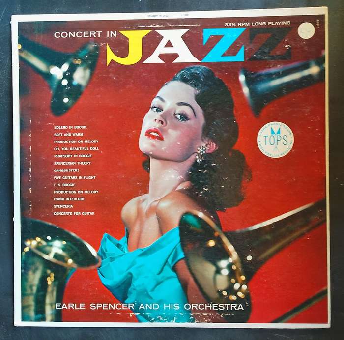 Earle Spencer and His Orchestra - Concert In Jazz LP Vinyl Record - USA Pressing