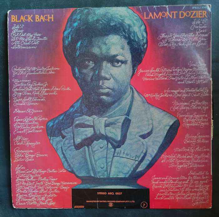Lamont Dozier - Black Bach LP Vinyl Record