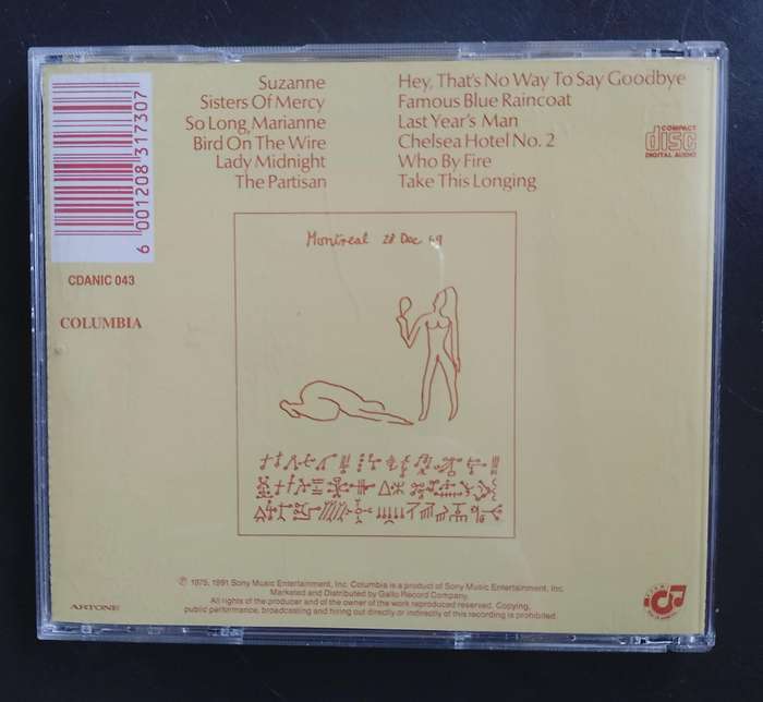 Leonard Cohen Greatest Hits (CD)