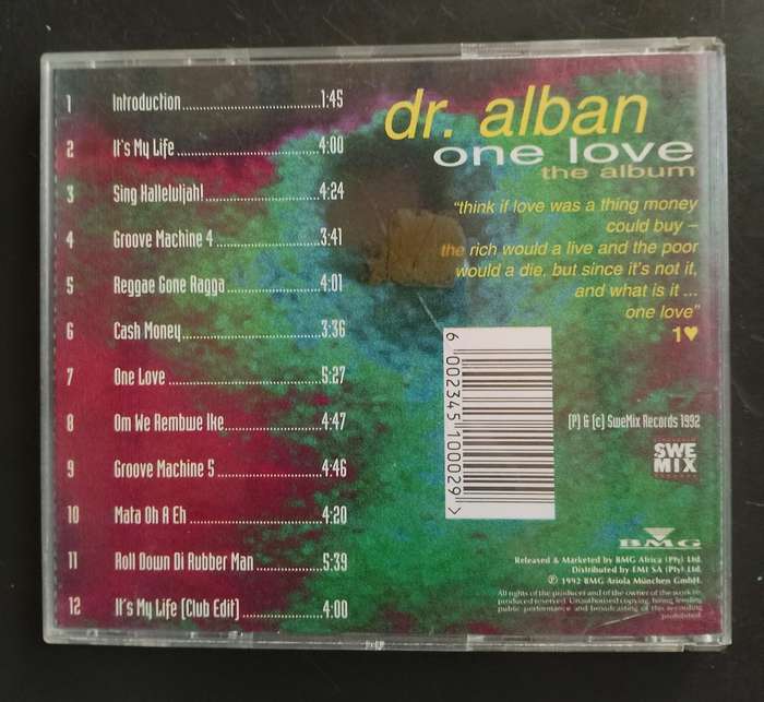 Dr. Alban - One Love (The Album) (CD)