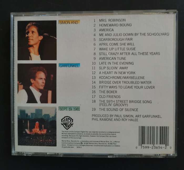 Simon and Garfunkel - The Concert in Central Park (CD)