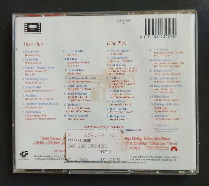 Forrest Gump (The Soundtrack) (2 CD Set)