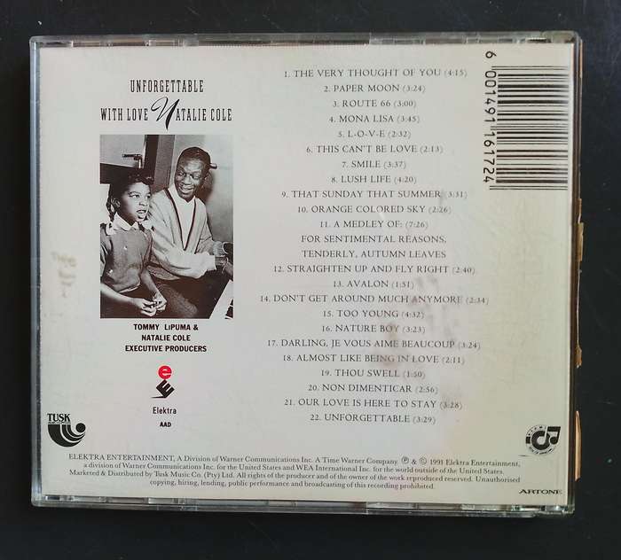 Natalie Cole - Unforgettable With Love (CD)