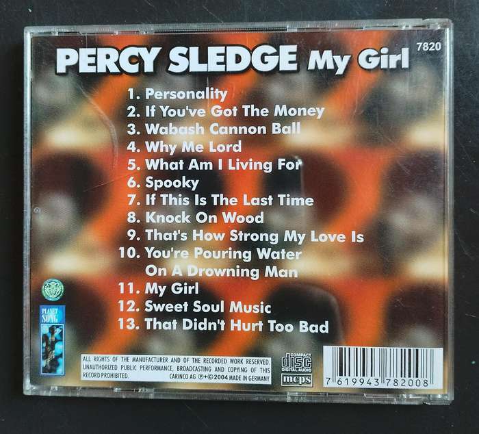 Percy Sledge - My Girl (CD)