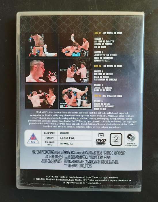 EFC Africa 03 - Fight For The Title (3 DVD Set)